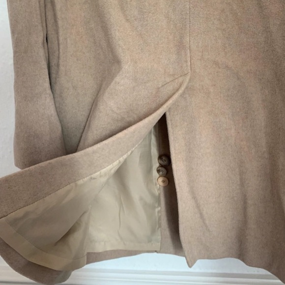 House of Fraser size 10 beige wool blend jacket / coat - Picture 7 of 7